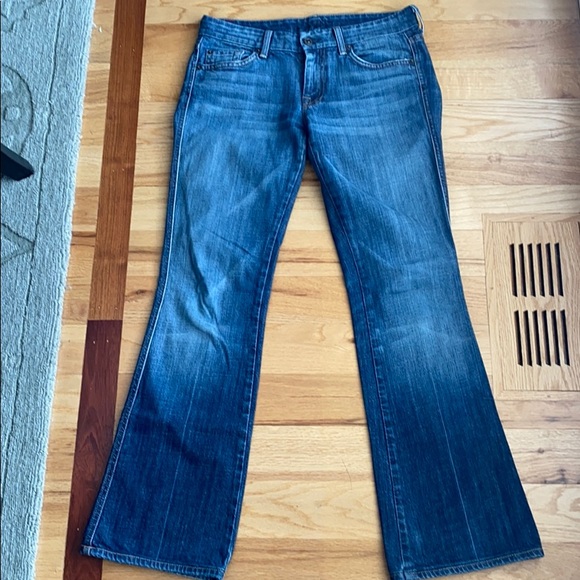 7 for All Man Kind/  Boot Cut Jeans - Picture 2 of 6